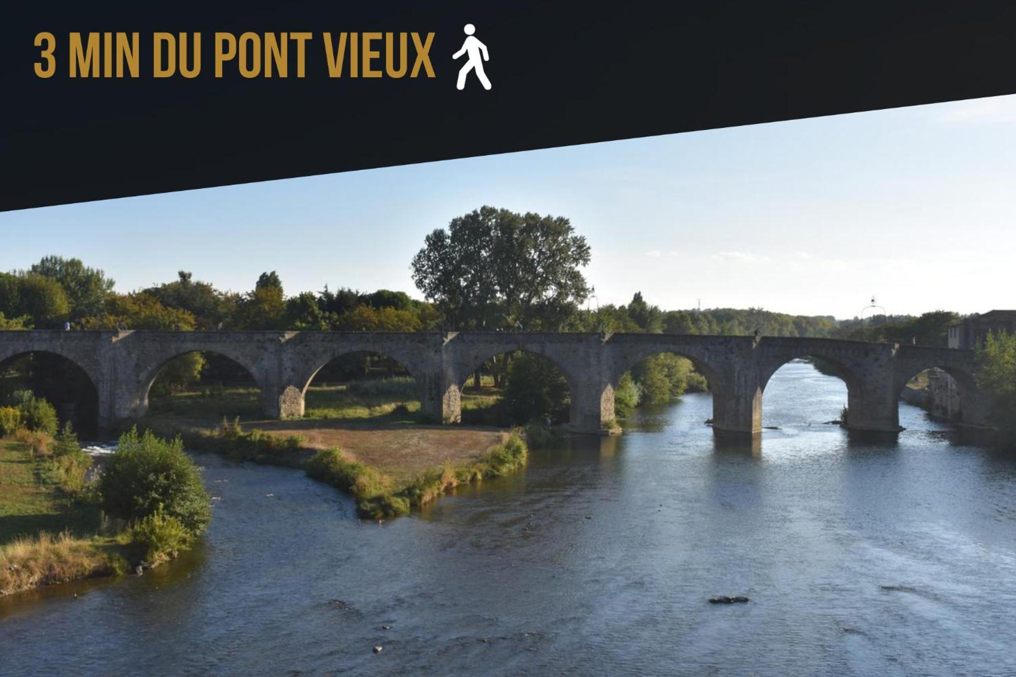 Les De Laure - L'or Vert, Avec Vue Sur Le Chateau, Parking Prive, Climatisation, Netflix, A 160 M De La Cite Medievale Appartamento Carcassonne