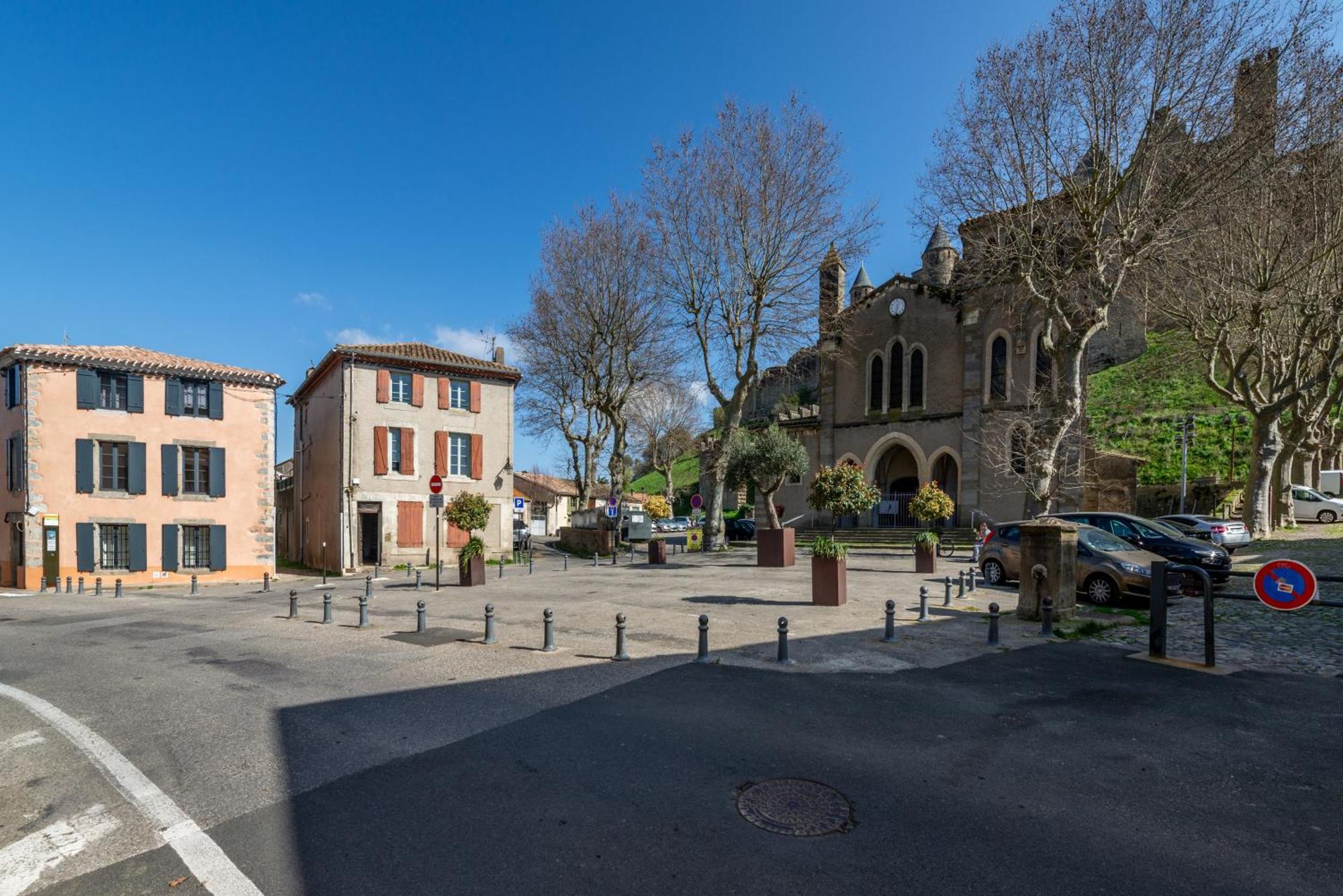 Les De Laure - L'or Vert, Avec Vue Sur Le Chateau, Parking Prive, Climatisation, Netflix, A 160 M De La Cite Medievale Carcassonne