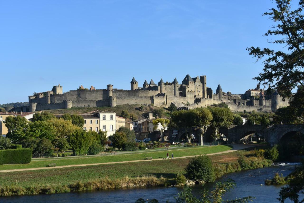 Les De Laure - L'or Vert, Avec Vue Sur Le Chateau, Parking Prive, Climatisation, Netflix, A 160 M De La Cite Medievale * Carcassonne