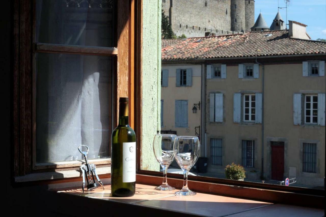 Apartment Les De Laure - L'or Vert, Avec Vue Sur Le Chateau, Parking Prive, Climatisation, Netflix, A 160 M De La Cite Medievale *
